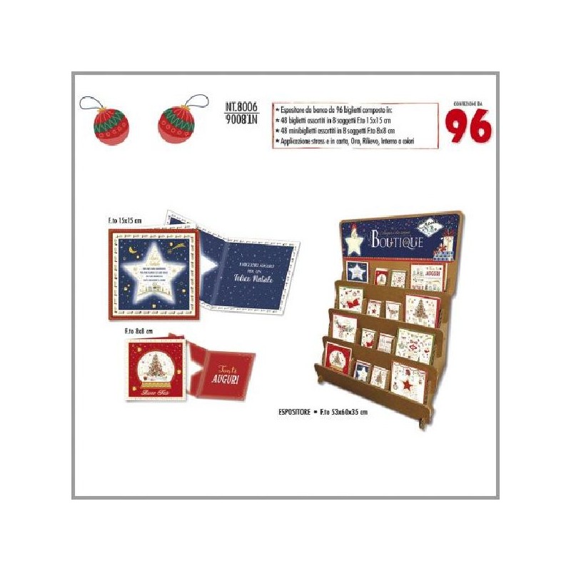 ESPOSITORE BOUTIQUE NATALE 96pz 8sogg 48pz 15x15 1,80euro-48pz 8X8 0,95euro [2240002-00.jpg]