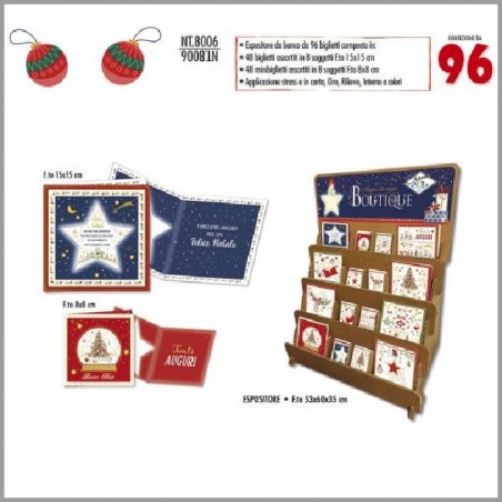 ESPOSITORE BOUTIQUE NATALE 96pz 8sogg 48pz 15x15 1,80euro-48pz 8X8 0,95euro [2240002-00.jpg]