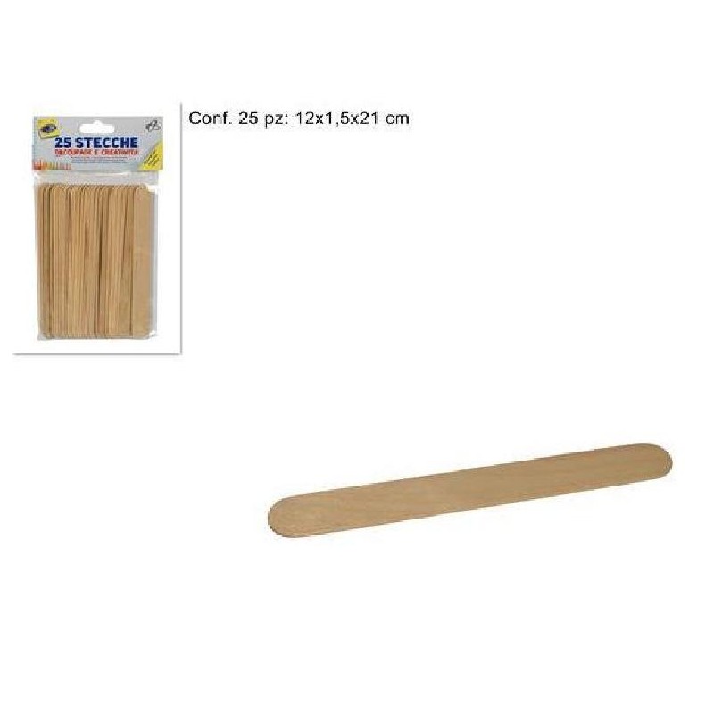---STICK LEGNO GELATO 25pz 15cm NATURALE [8190015-00.jpg]