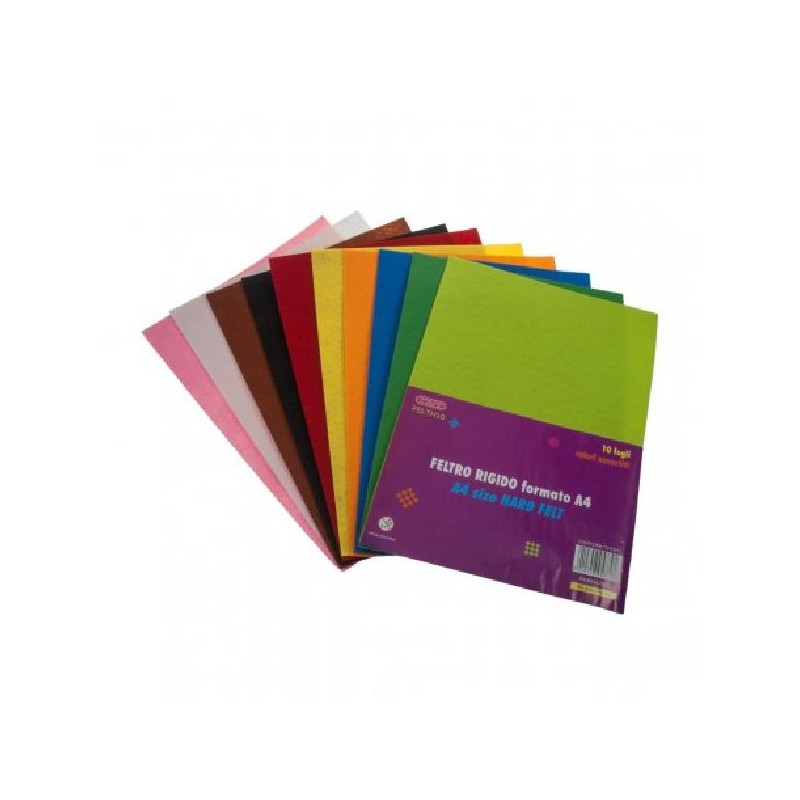 FELTRO RIGIDO A4 10fg Ass. [8190204-00.jpg]