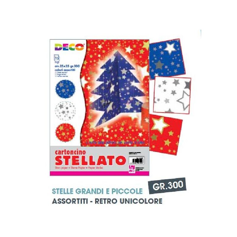---CARTONCINI 25x35 STELLE -12pz [8196101-00.jpg]