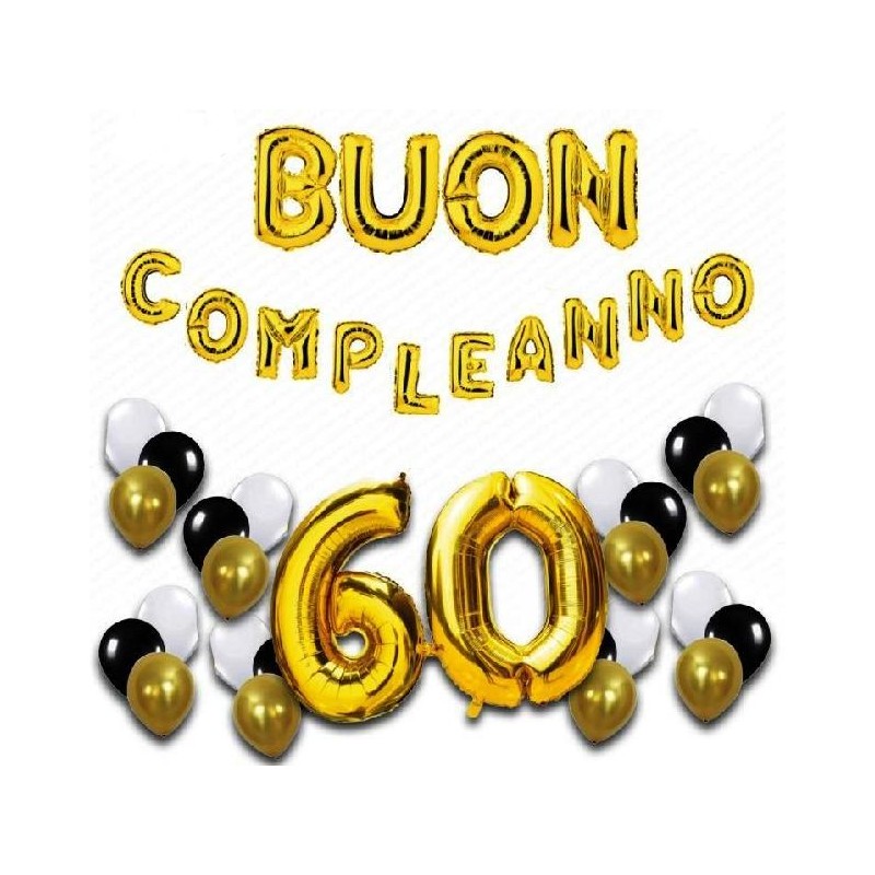 SET 39 PALLONCINI METAL 60anni SCRITTA 40cm-NORMAL 30cm-NUMERI 81cm [8400034-00.jpg]