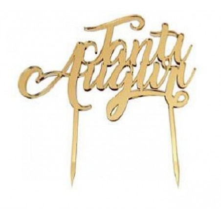 ---TOPPER PLEXI TANTI AUGURI ORO [8400201-00.jpg]