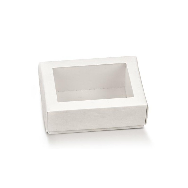 ---QUADRETTO C/COPERCHIO TRASP. 80x80x40 FIBRA BIANCA [TONO19059-00.jpg]