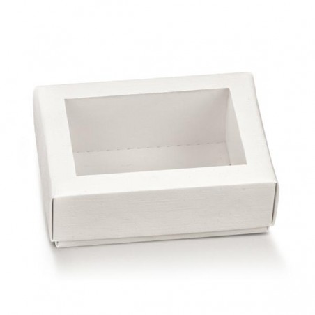 ---QUADRETTO C/COPERCHIO TRASP. 80x80x40 FIBRA BIANCA [TONO19059-00.jpg]