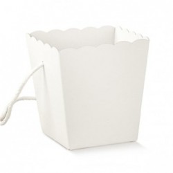 VASO CORDINI 150x150x180mm FIBRA BIANCO [TONO19080-00.jpg]