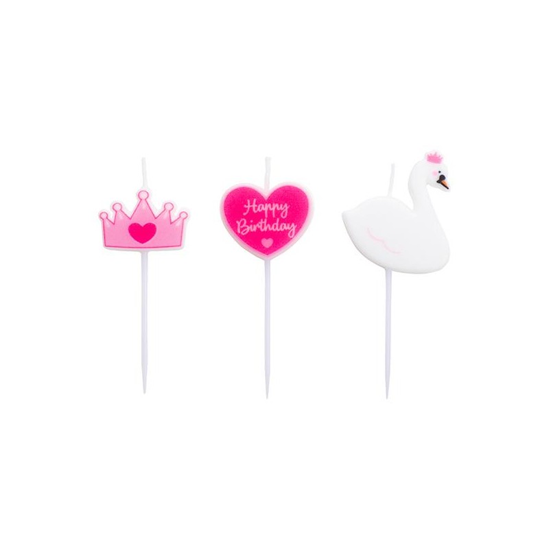 CANDELE PRINCIPESSA 7cm-3pz [8401032-00.jpg]