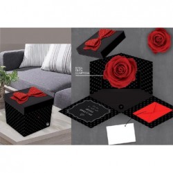 SCATOLA BIGLIETTO SKATUSH NERA CON ROSA ALL	INTERNO [9110045-00.jpg]