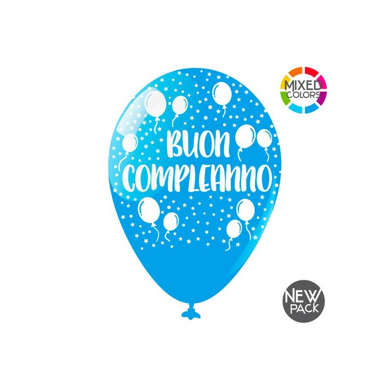 PALLONCINI MEDI B.COMPLEANNO 10pz Ass. [8402102-00.jpg]