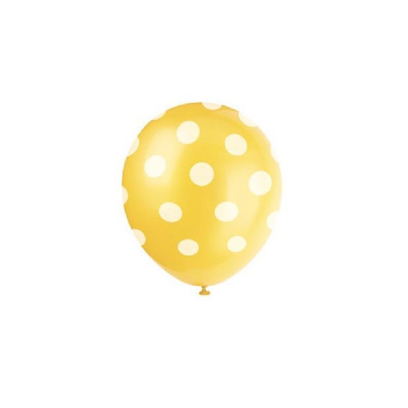 PALLONCINI LARGEcm35-12pz-POIS GIALLO [8402150-00.jpg]