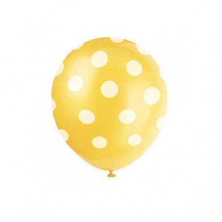PALLONCINI LARGEcm35-12pz-POIS GIALLO [8402150-00.jpg]