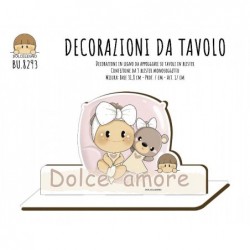 --BUBINE DECORAZIONE da TAVOLO IN LEGNO BABY ROSA DOLCE AMORE [2200105-00.jpg]