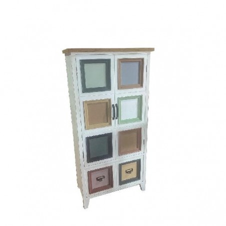 ---MOBILE IN LEGNO CON 2 ANTE E 2 CASSET 68x34x139cm [9020084-00.jpg]