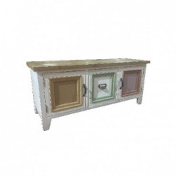 ---MOBILE IN LEGNO CON 2 ANTE E 1 CASSET 101x34x43cm [9020087-00.jpg]