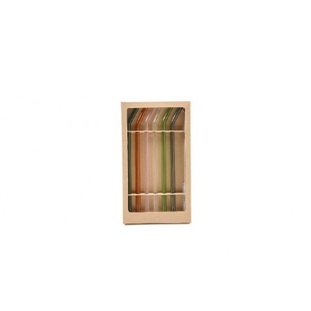 SET 6 CANNUCCE IN BOROSILICATO COLORATO CON SPAZZOLINO h20cm [0300277-00.jpg]