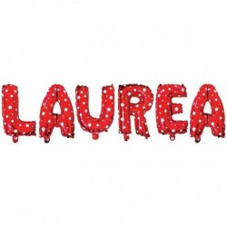 FOIL SCRITTA -LAUREA- 35cm ROSSA [8413001-00.jpg]
