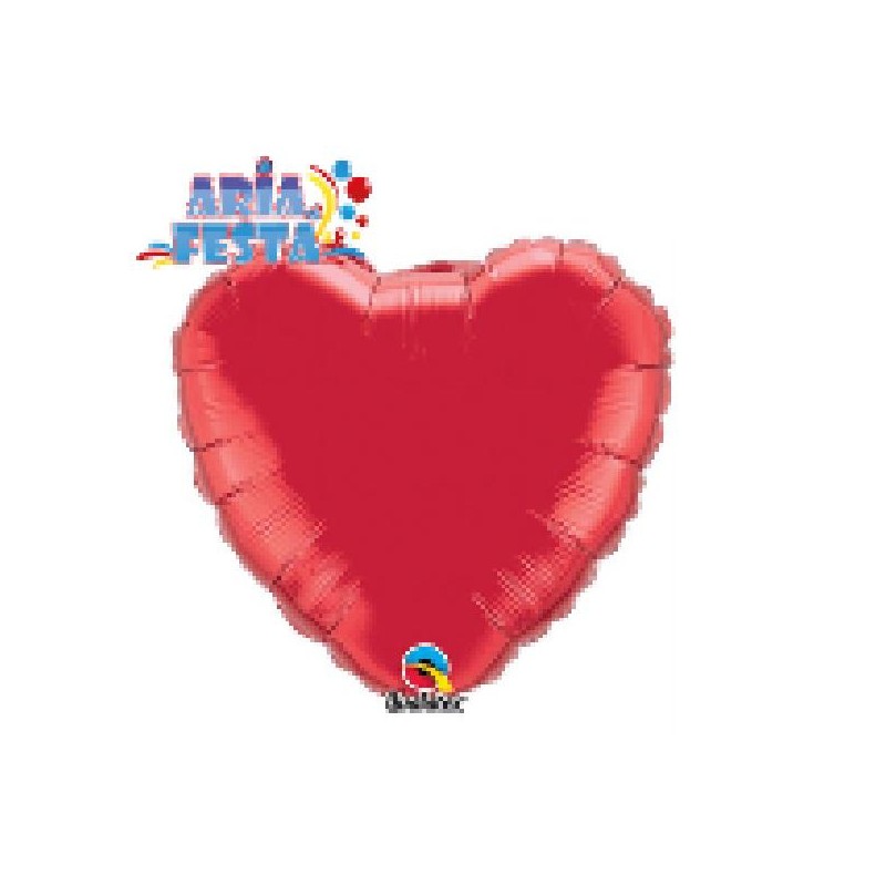 PALLONCINO FOIL CUORE ROSSO 23cm [8413019-00.jpg]