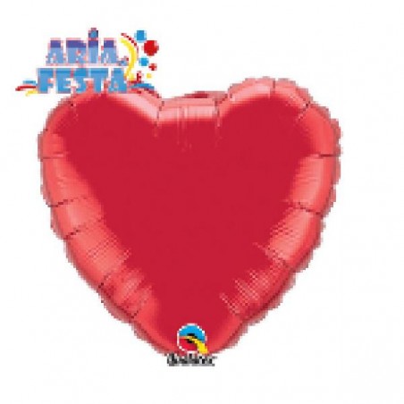 PALLONCINO FOIL CUORE ROSSO 23cm [8413019-00.jpg]