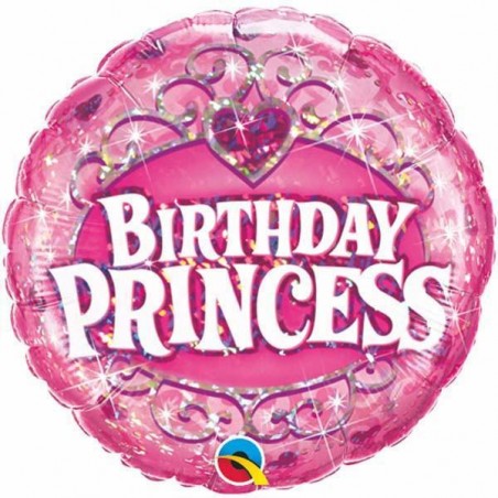 PALLONCINO FOIL B.DAY PRINCIPESSA 23cm [8413078-00.jpg]