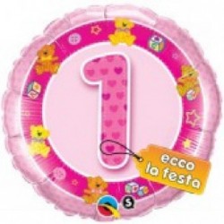 PALLONCINO FOIL TONDO ROSA nr1 46cm [8413181-00.jpg]
