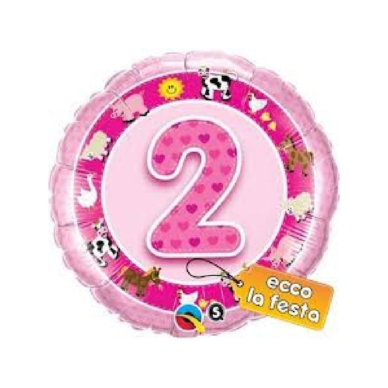 PALLONCINO FOIL TONDO ROSA nr2 46cm [8413182-00.jpg]