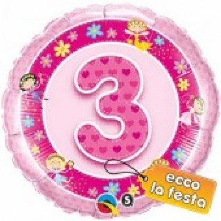 PALLONCINO FOIL TONDO ROSA nr3 46cm [8413183-00.jpg]