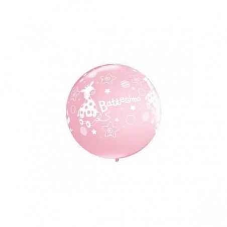 ---PALL. BATTESIMO ROSA 76cm-2pz GIRAFFA [8413319-00.jpg]