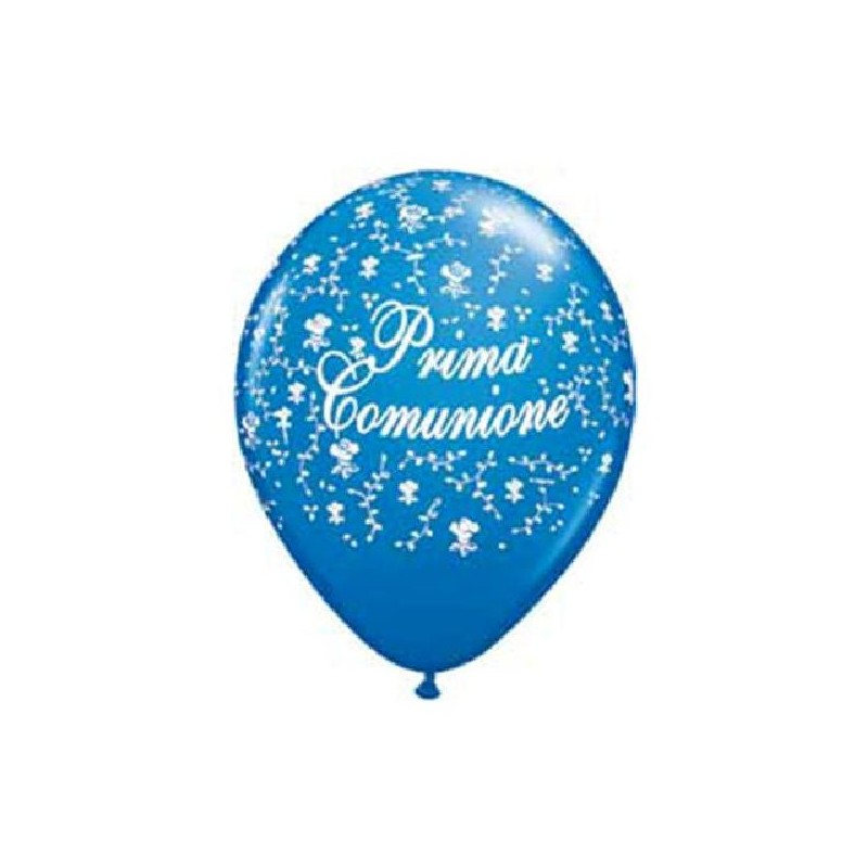 PALLONCINI COMUNIONE 28cm-BLU 100pz [8413341-00.jpg]