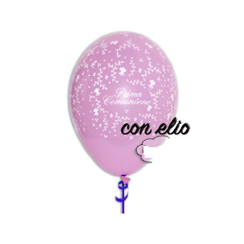 ---PALLONCINI COMUNIONE 13cm-ROSA 50pz [8413347-00.jpg]