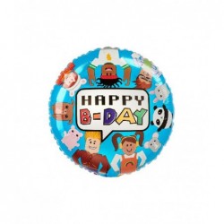FOIL TONDO 46cm HAPPY BIRTHDAY PARTY [8413273-00.jpg]