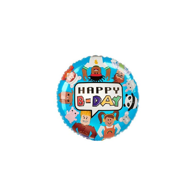 FOIL TONDO 46cm HAPPY BIRTHDAY PARTY [8413273-00.jpg]
