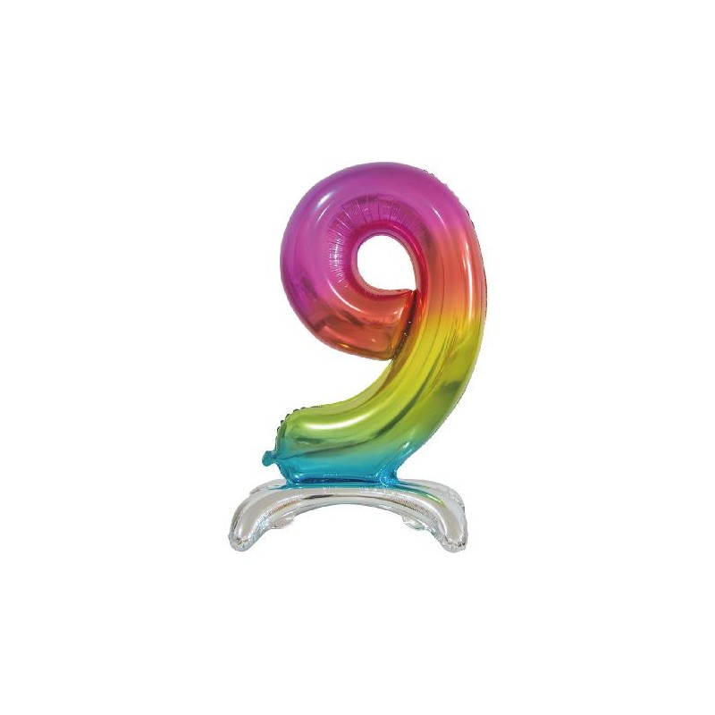 FOIL STANDING 76cm RAIMBOW Nr.9 [8413719-00.jpg]