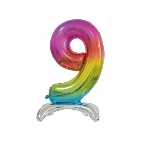FOIL STANDING 76cm RAIMBOW Nr.9 [8413719-00.jpg]