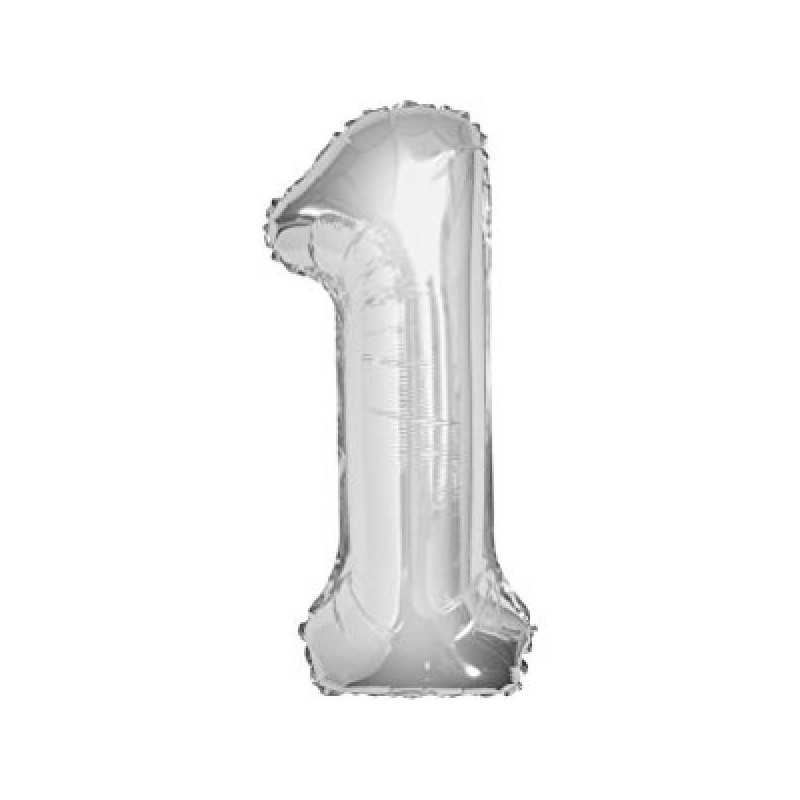 PALLONCINO FOIL 1mt ARGENTO NR.1 [8414011-00.jpg]