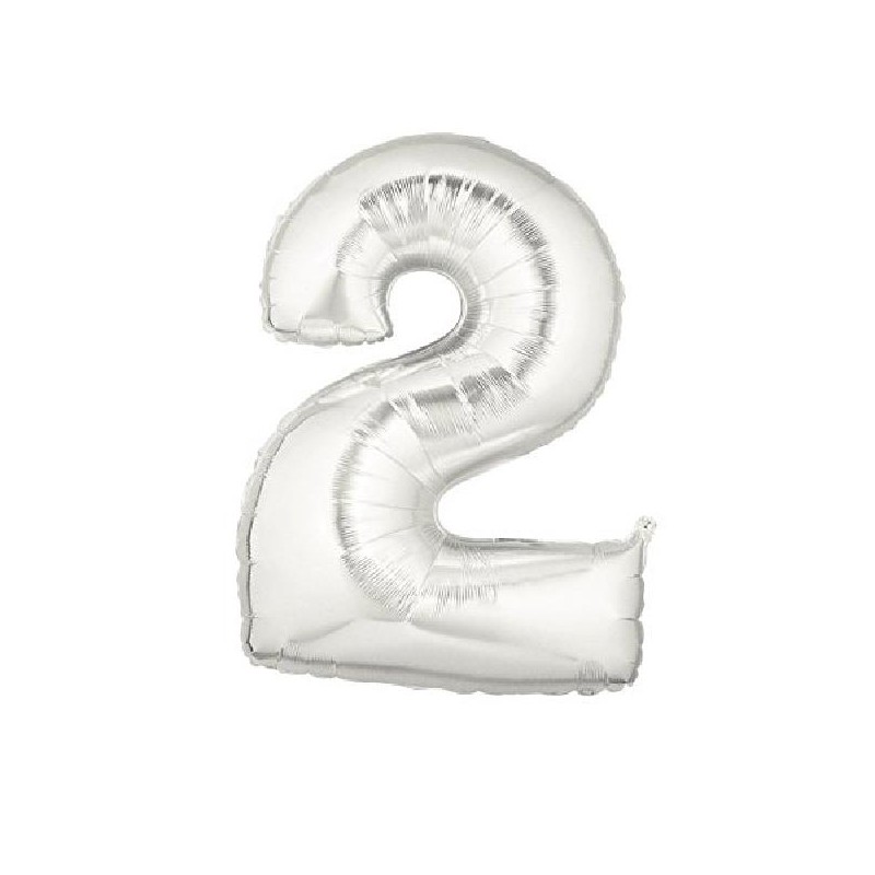 PALLONCINO FOIL 1mt ARGENTO NR.2 [8414012-00.jpg]