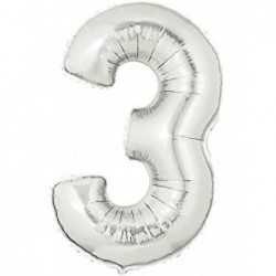 PALLONCINO FOIL 1mt ARGENTO NR.3 [8414013-00.jpg]