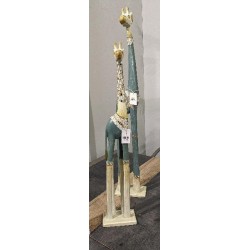 GIRAFFA IN LEGNO AZZURRO E BIANCO h80cm [0300318-10.jpg]