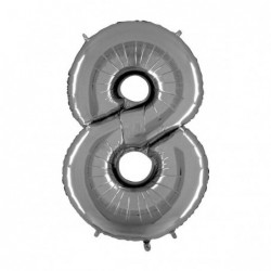 PALLONCINO FOIL 1mt ARGENTO NR.8 [8414018-00.jpg]