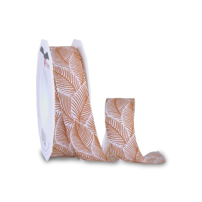 NASTRO NIZZA FOGLIE mm25x20mt SALMONE [2730106-00.jpg]