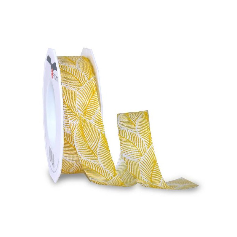 NASTRO NIZZA FOGLIE mm25x20mt GIALLO [2730107-00.jpg]