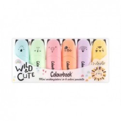 ---EVIDENZIATORE WILD&CUTE 6pz ColBOOK [COL23085-00.jpg]