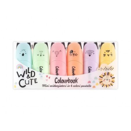 ---EVIDENZIATORE WILD&CUTE 6pz ColBOOK [COL23085-00.jpg]