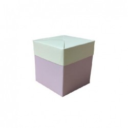SCATOLA BICOLORE cm6x6 LILLA non adatta sl contatto diretto alimenti [0190211-00.jpg]