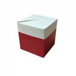 SCATOLA BICOLORE cm6x6 ROSSA non adatta sl contatto diretto alimenti [0190215-00.jpg]