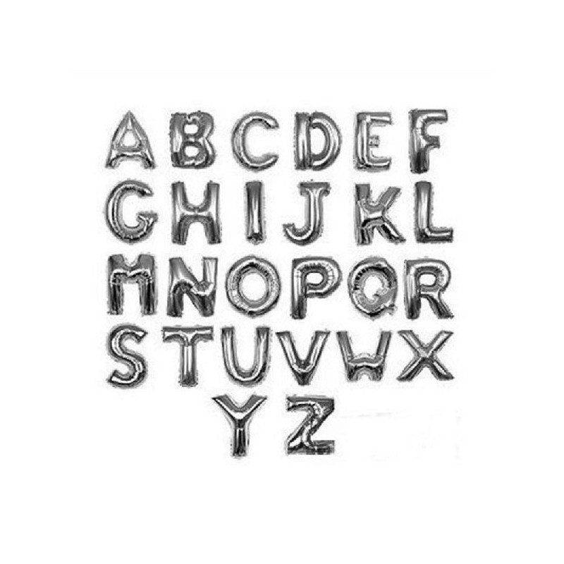 PALLONCINO FOIL 40cm ARGENTO LETTERE [8414137-00.jpg]