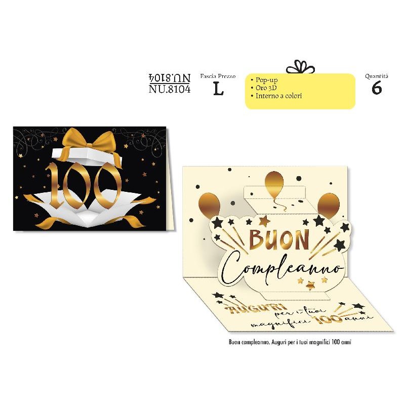 AUGURICARD 100anni POP-UP ORO/NERO [2209099-00.jpg]