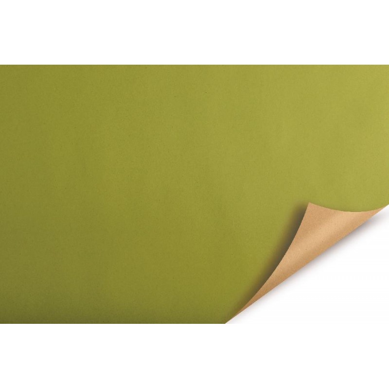 BOBINA CARTA BICOLOR cm80x25mt VERDEch/ AVANA [2629305-00.jpg]