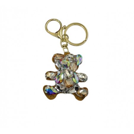 PORTACHIAVI ORSETTO DIAMANTI ORO [0300244-00.jpg]