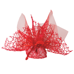 TULLE TONDO SPIDER ROSSO...