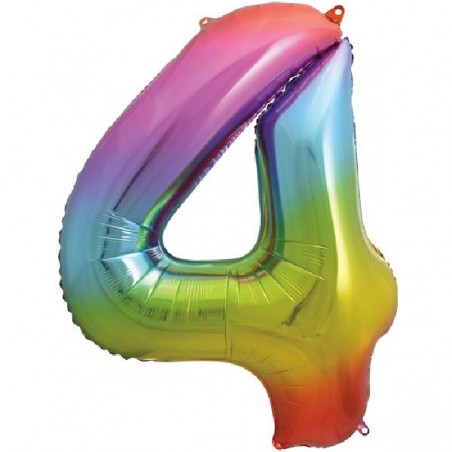PALLONCINO FOIL 86cm ARCOBALENO Nr.4 [8417114-00.jpg]